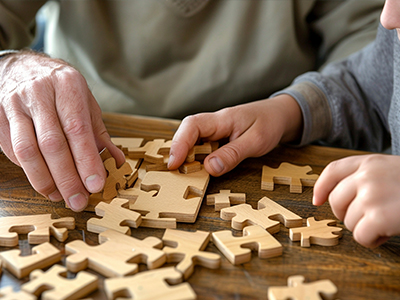 Klasik Bulmaca Oyunu - Puzzle Parçaları Görseli