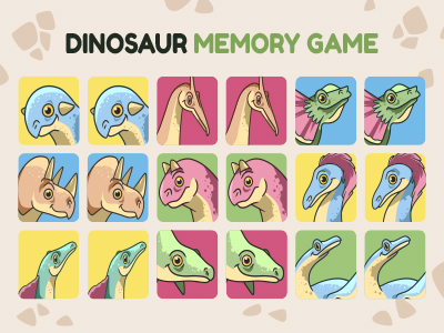 Memory Kart Eşleştirme Oyunu - Hafıza Kartları Görseli